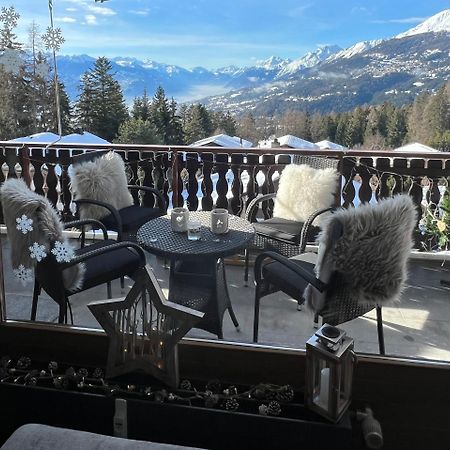 Residence Robin Des Bois, Crans-Montana, Luxueux Appartement Avec Vue Imprenable Exterior photo