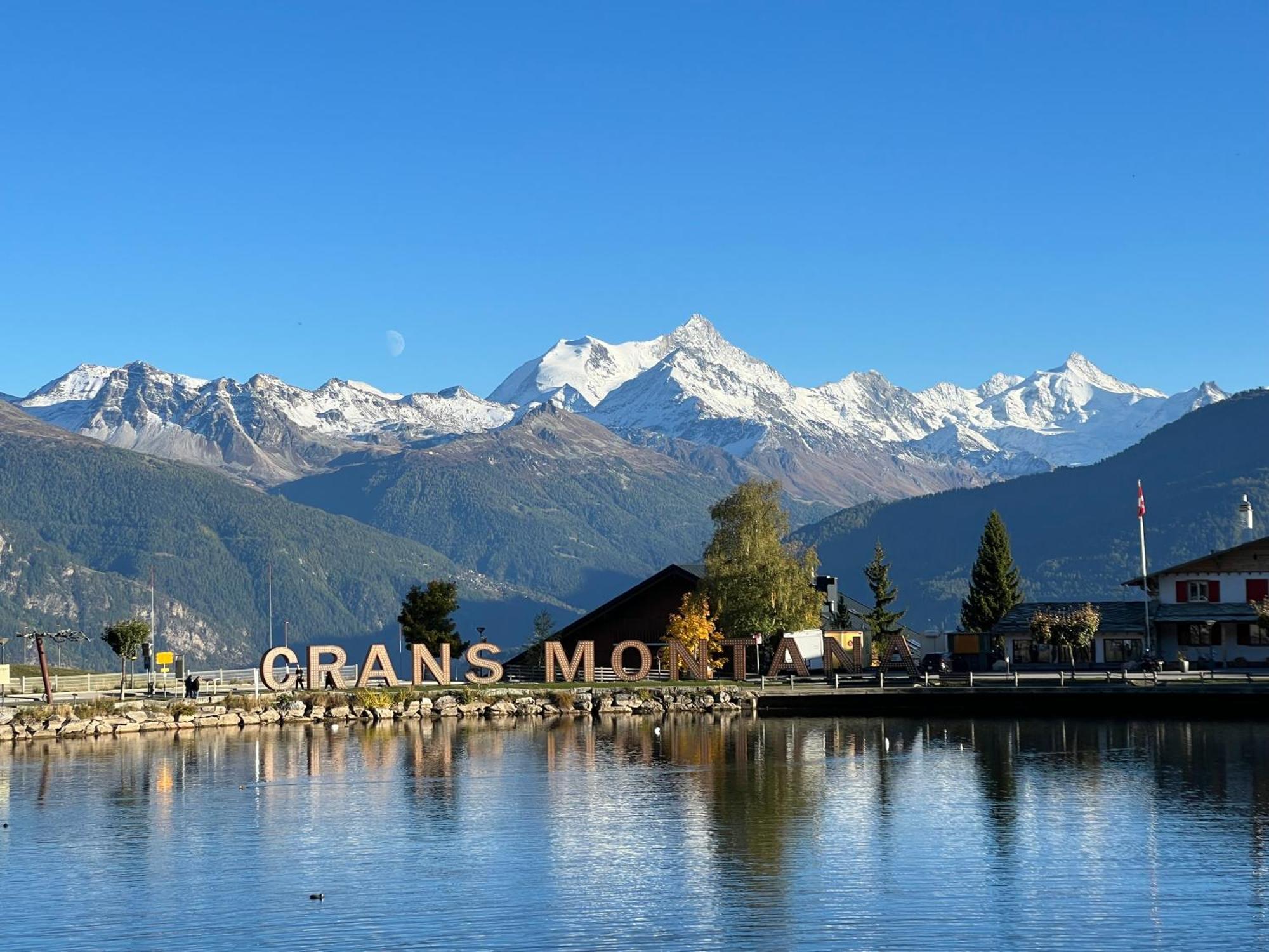 Residence Robin Des Bois, Crans-Montana, Luxueux Appartement Avec Vue Imprenable Exterior photo